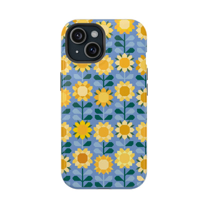 Sunflowers iPhone MagSafe Tough Case iPhone 15 Glossy