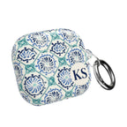 Horizon Blue Tile Personalized AirPods Case