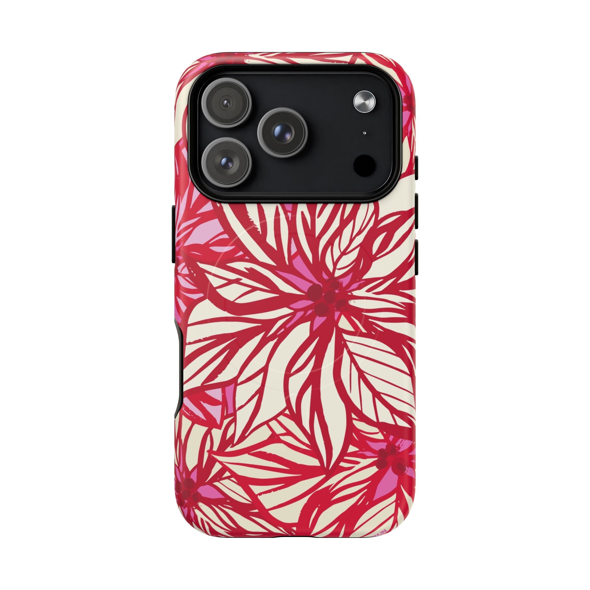 Poinsettia MagSafe iPhone Case