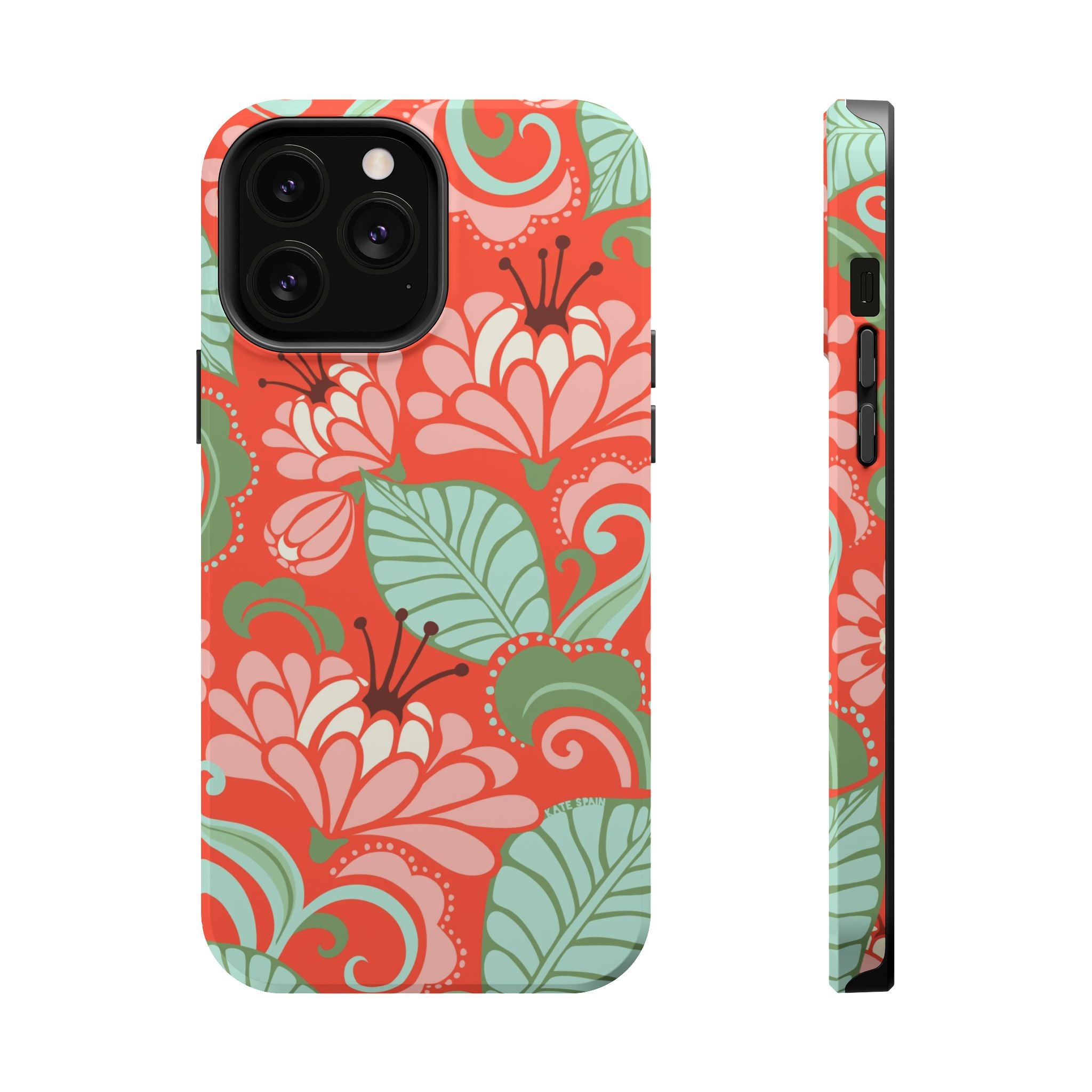 Sarabande MagSafe tough case for iPhone 13 Pro Max - glossy elegant floral sarabande design