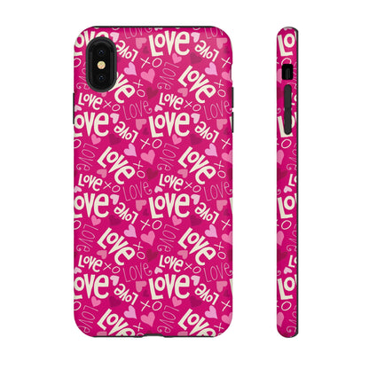 Lotta Love Pattern iPhone Tough Case