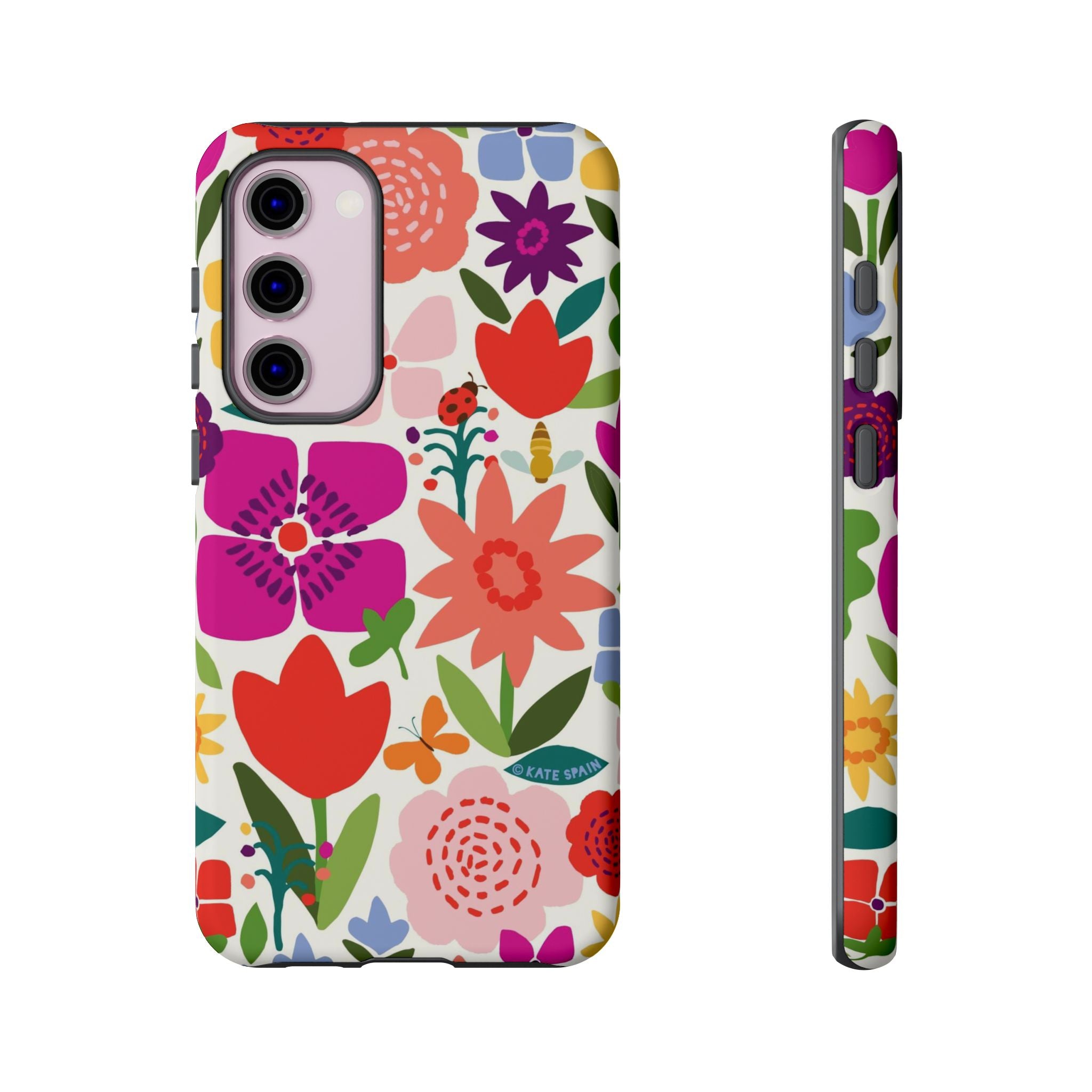Happy Blooms Samsung Tough Case Samsung Galaxy S23 Plus Matte