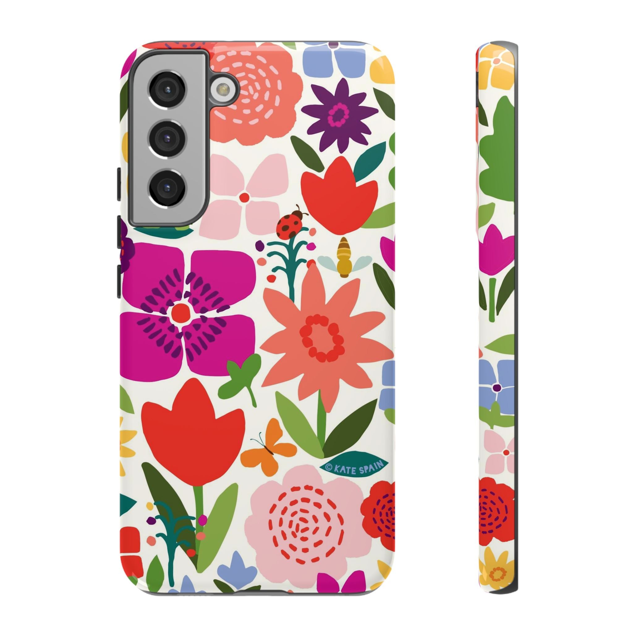 Happy Blooms Samsung Tough Case Samsung Galaxy S22 Plus Glossy