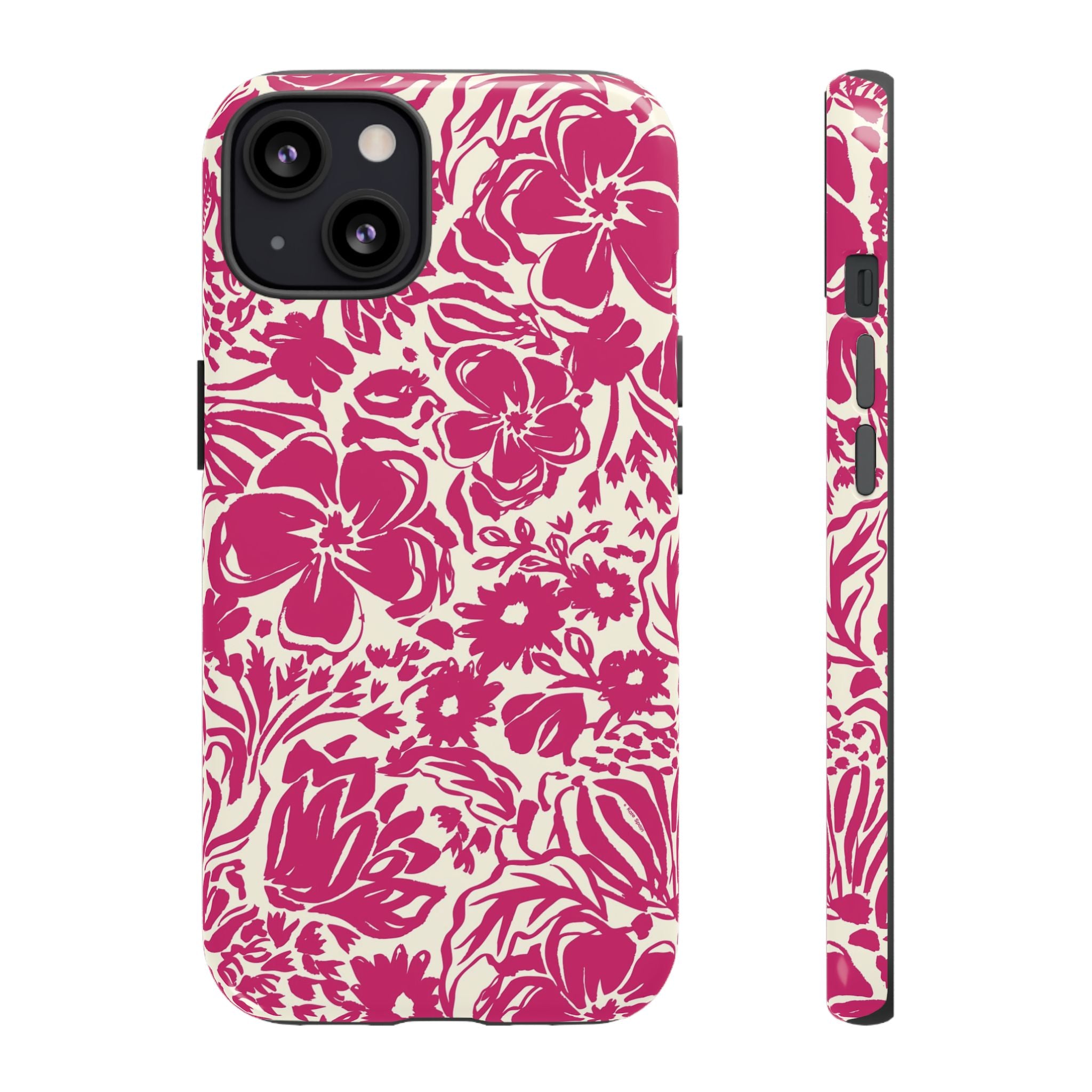 Rhapsody Bright Pink iPhone Case