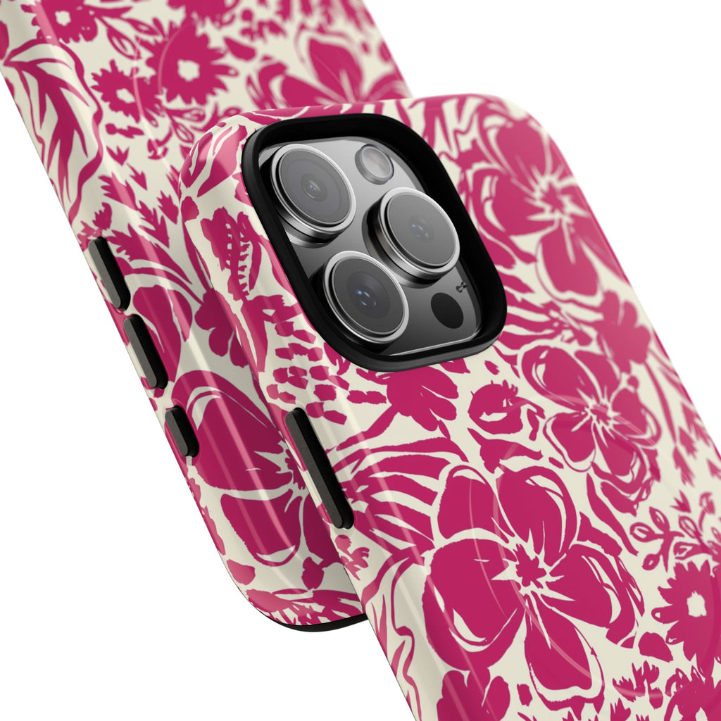 Rhapsody Bright Pink MagSafe iPhone Case