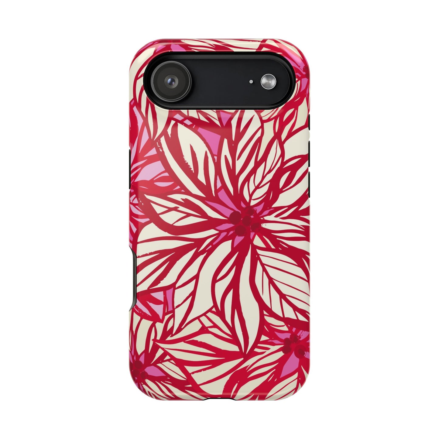 Poinsettia iPhone MagSafe Tough Case