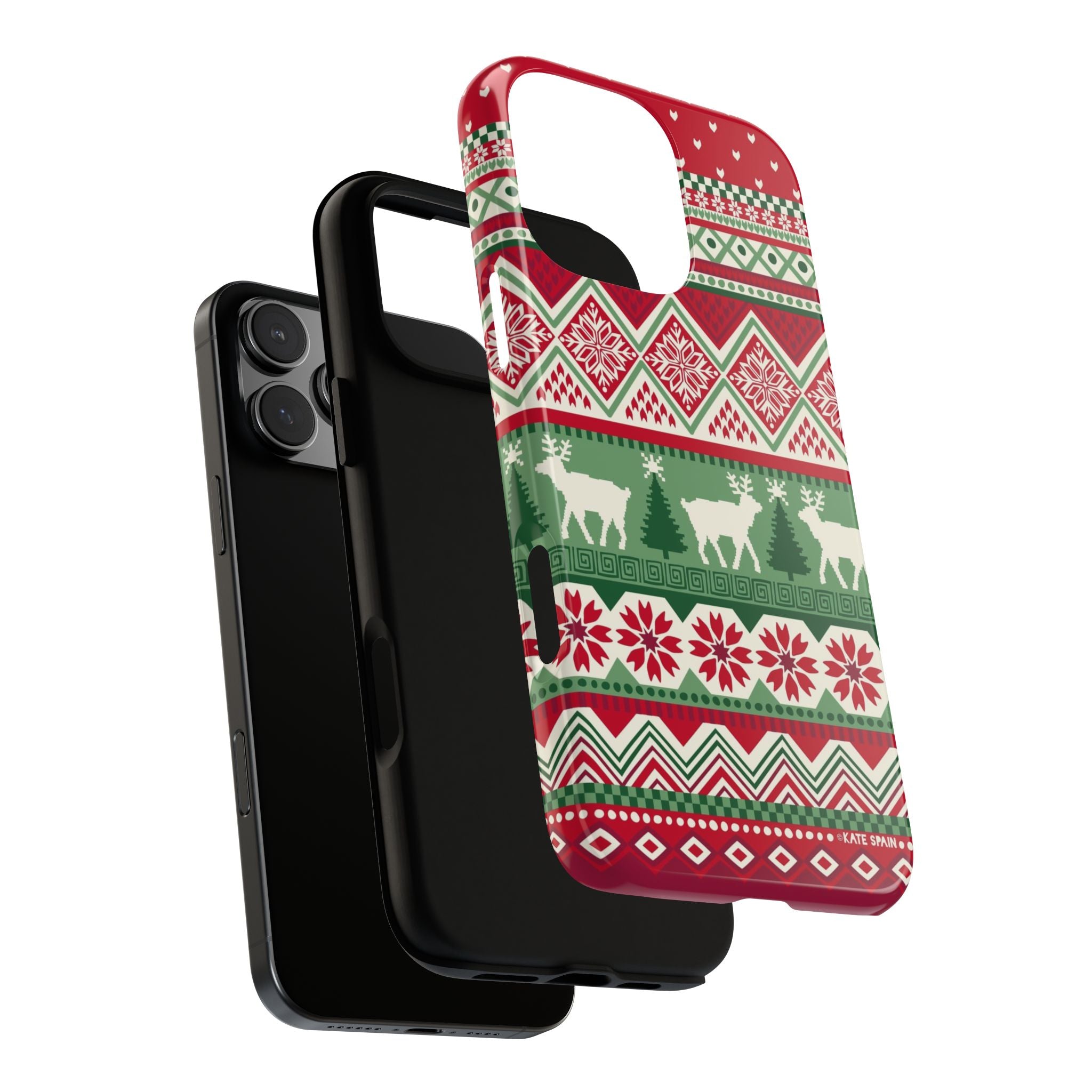 Telemark Tough iPhone 16 Pro Max Case – exploded side view showing dual-layer construction