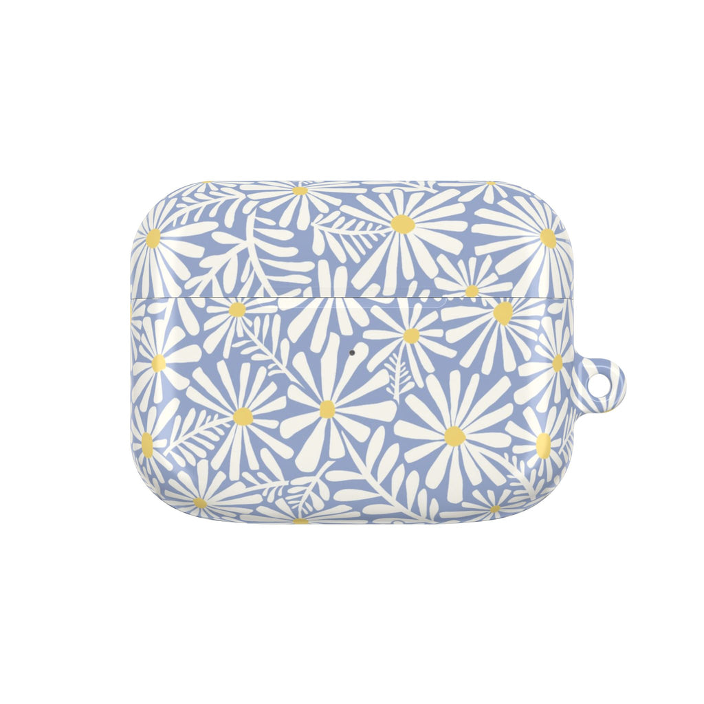 Montauk Daisy Cottage Blue AirPods Case