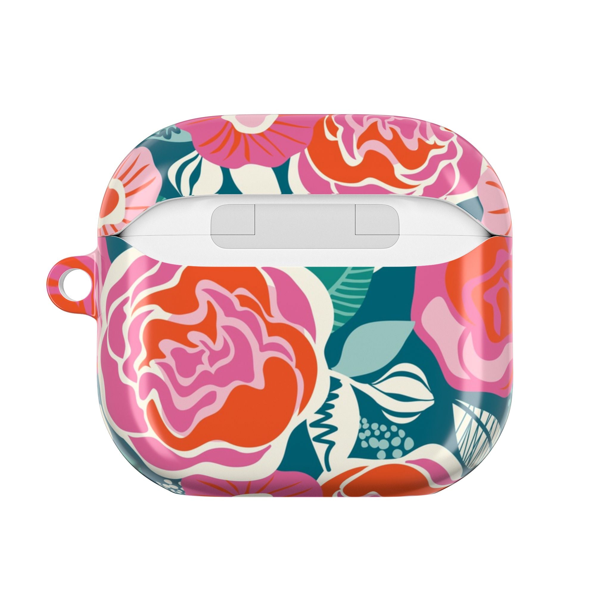 Tea Rose Teal AirPods Case