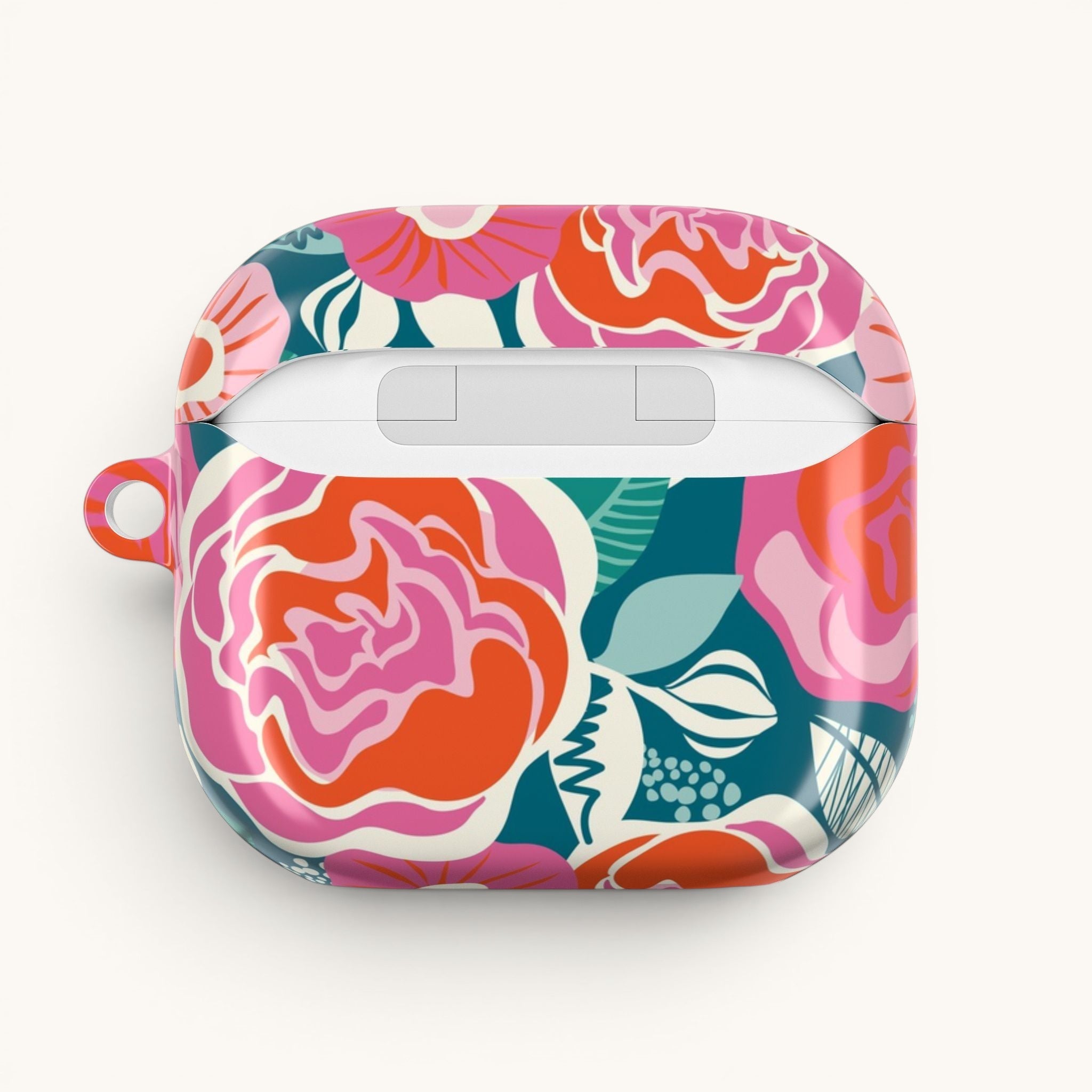 Tea Rose Teal AirPods Case