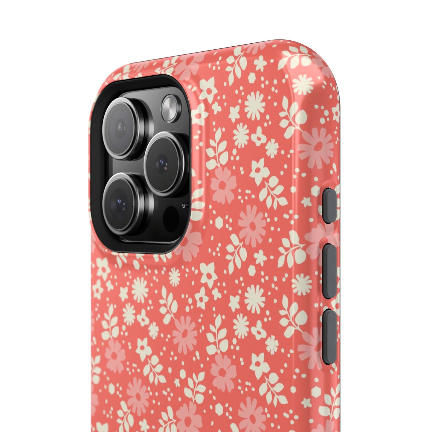 Petaline Floral Daisy Coral MagSafe Case