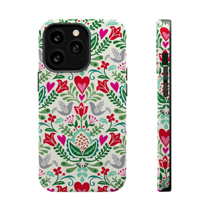 Rosemaling iPhone MagSafe Tough Case