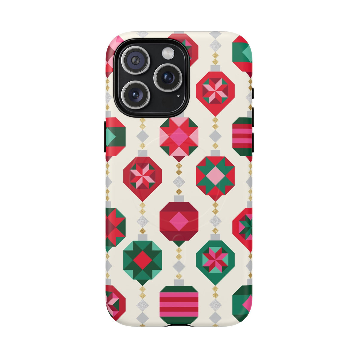 Felicity Ornaments MagSafe iPhone 15 Pro Max Case – Matte | holiday ornament print
