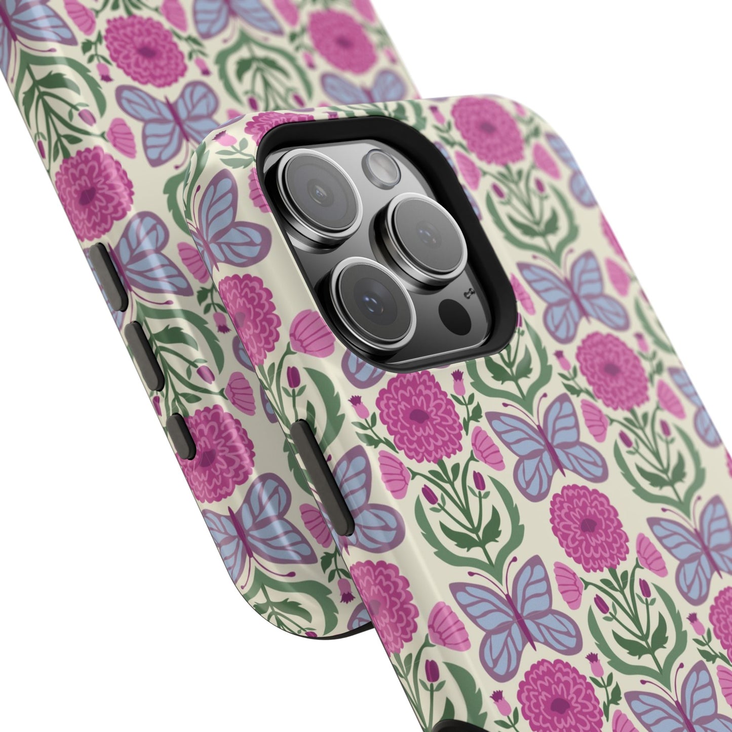 Butterfly MagSafe iPhone Case - Elegant Nature Art