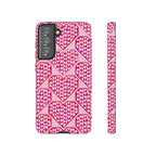 Pink Pyramid Heart Samsung Case