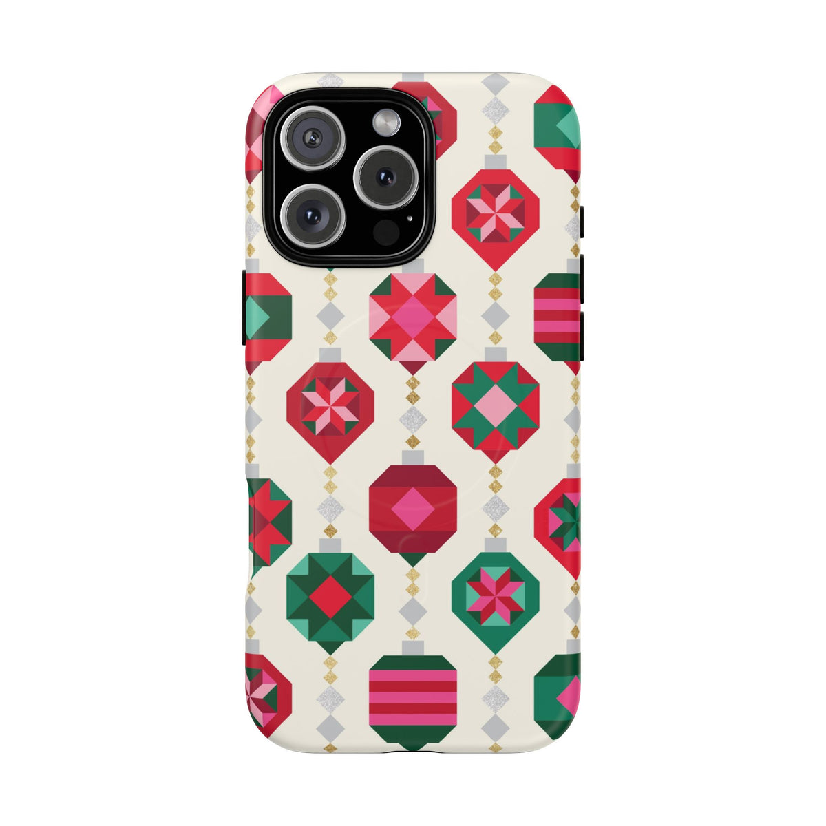 Felicity Ornaments MagSafe iPhone 16 Pro Max Case – Matte | holiday ornament print