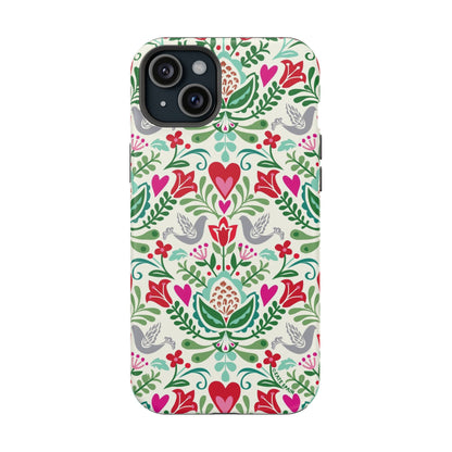 Rosemaling iPhone MagSafe Tough Case