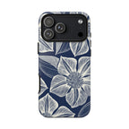 Vintage Bloom Navy iPhone Case