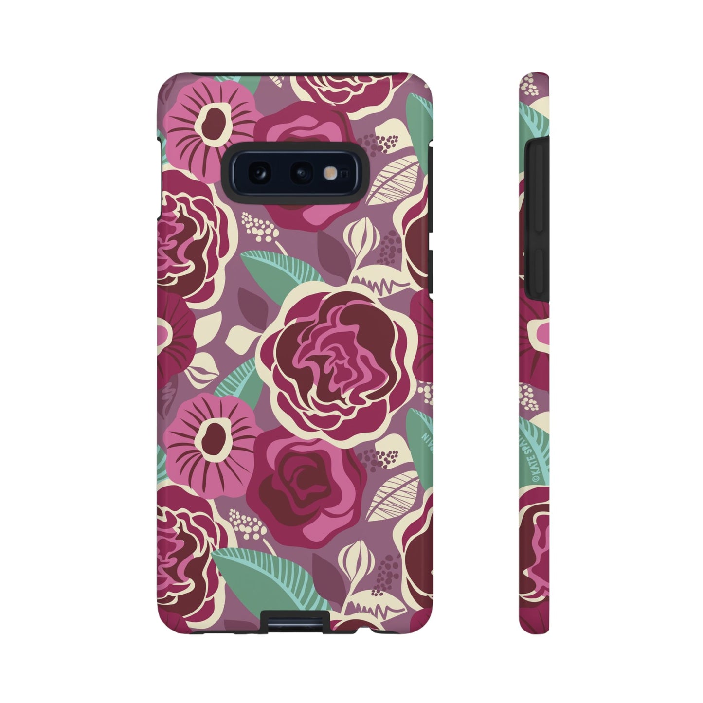 Tea Rose Burgundy Samsung Galaxy Tough Case