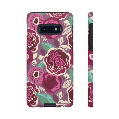 Tea Rose Burgundy Samsung Galaxy Tough Case
