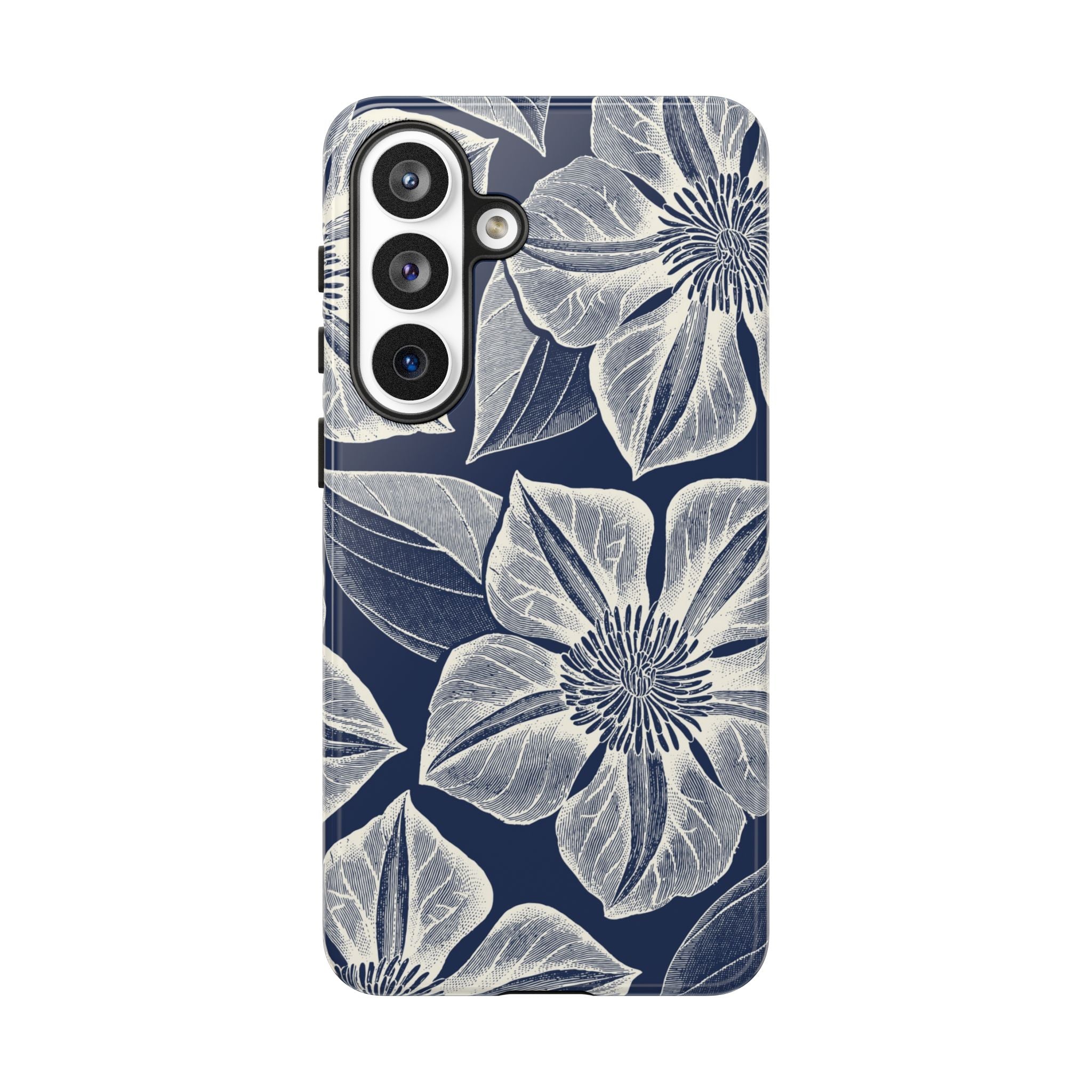 Vintage Bloom Navy Samsung Case