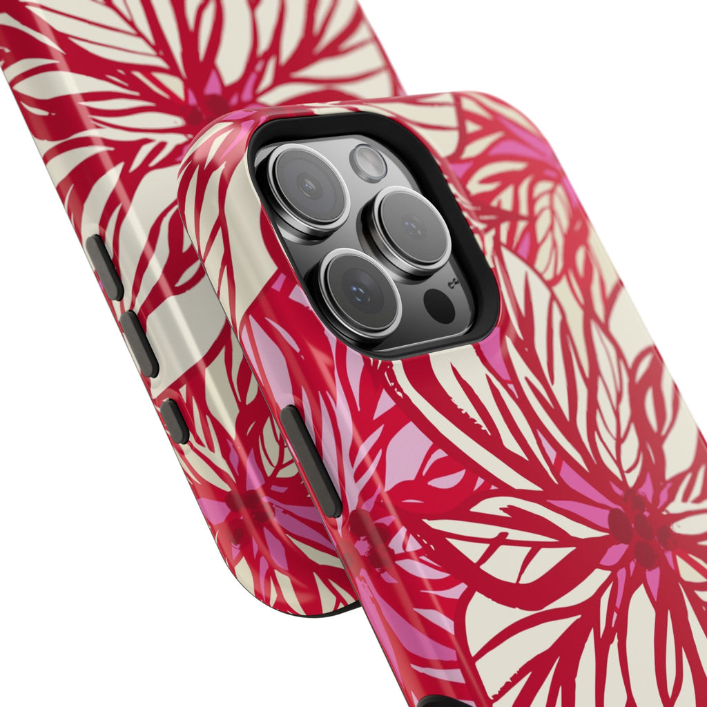 Poinsettia MagSafe iPhone Case
