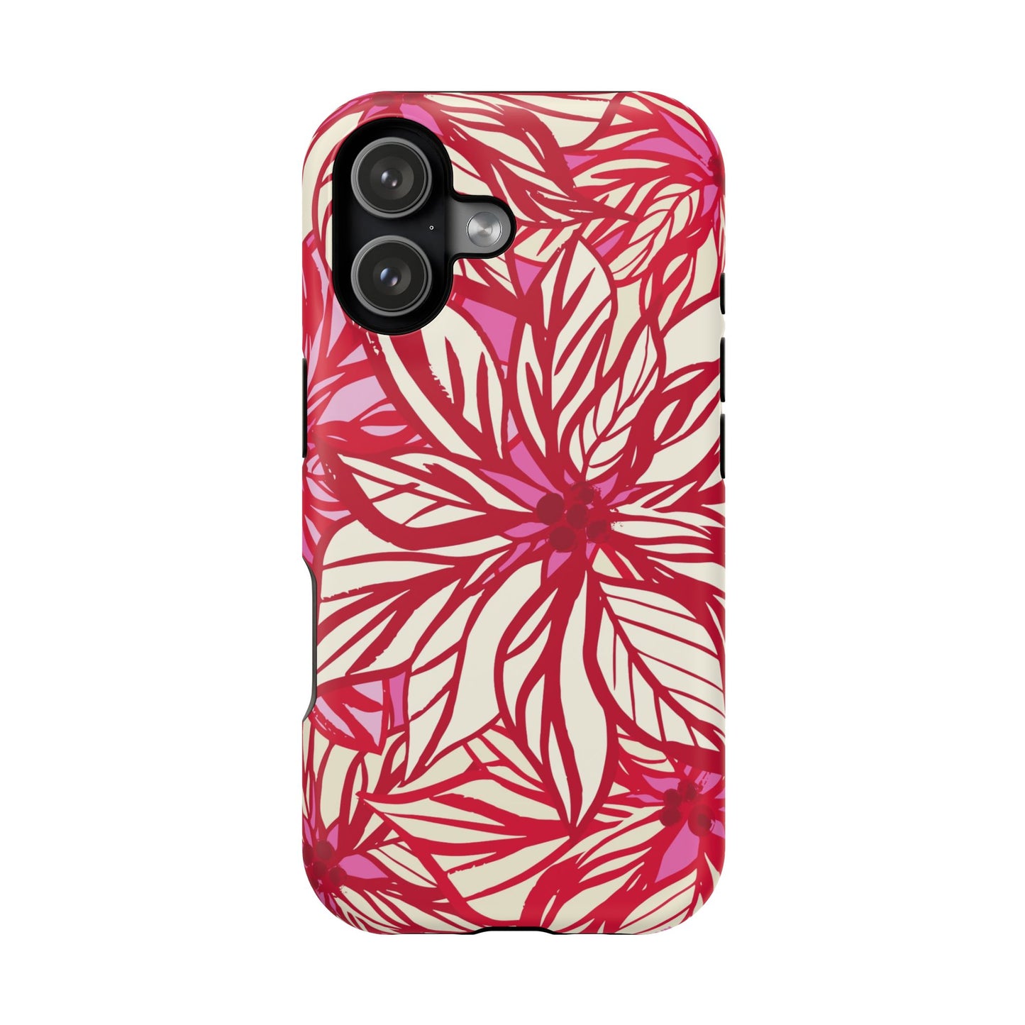 Poinsettia iPhone MagSafe Tough Case