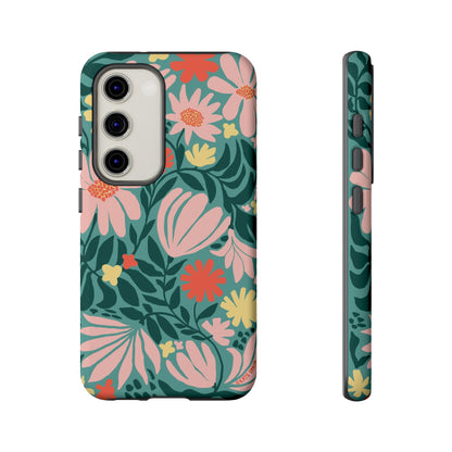 Botanica Teal Samsung Tough Case Samsung Galaxy S23 Matte