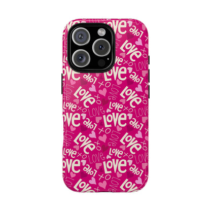 Lotta Love Pattern iPhone Tough Case