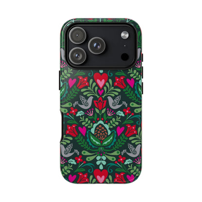 Rosemaling iPhone Tough Case