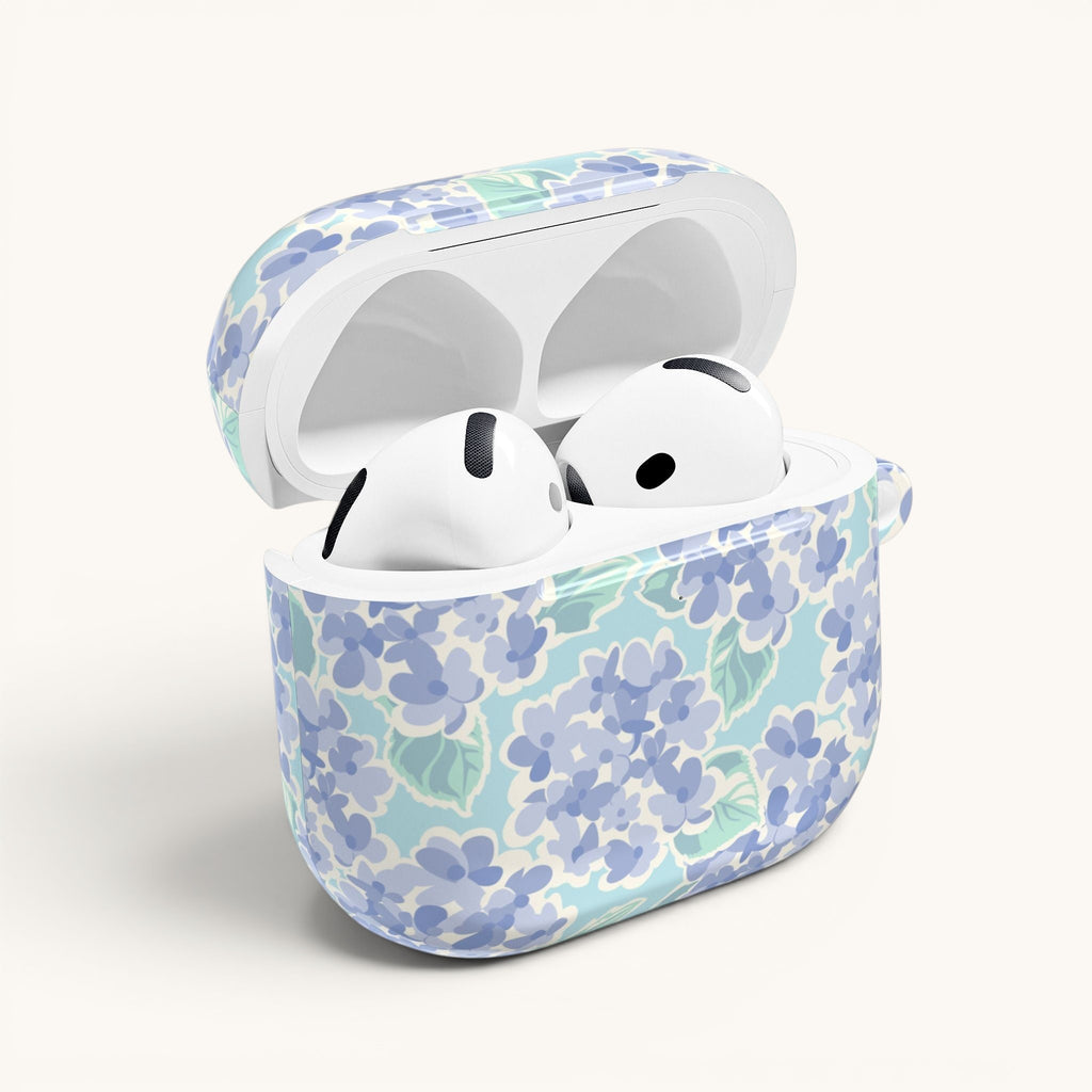 Nantucket Hydrangea AirPods Case