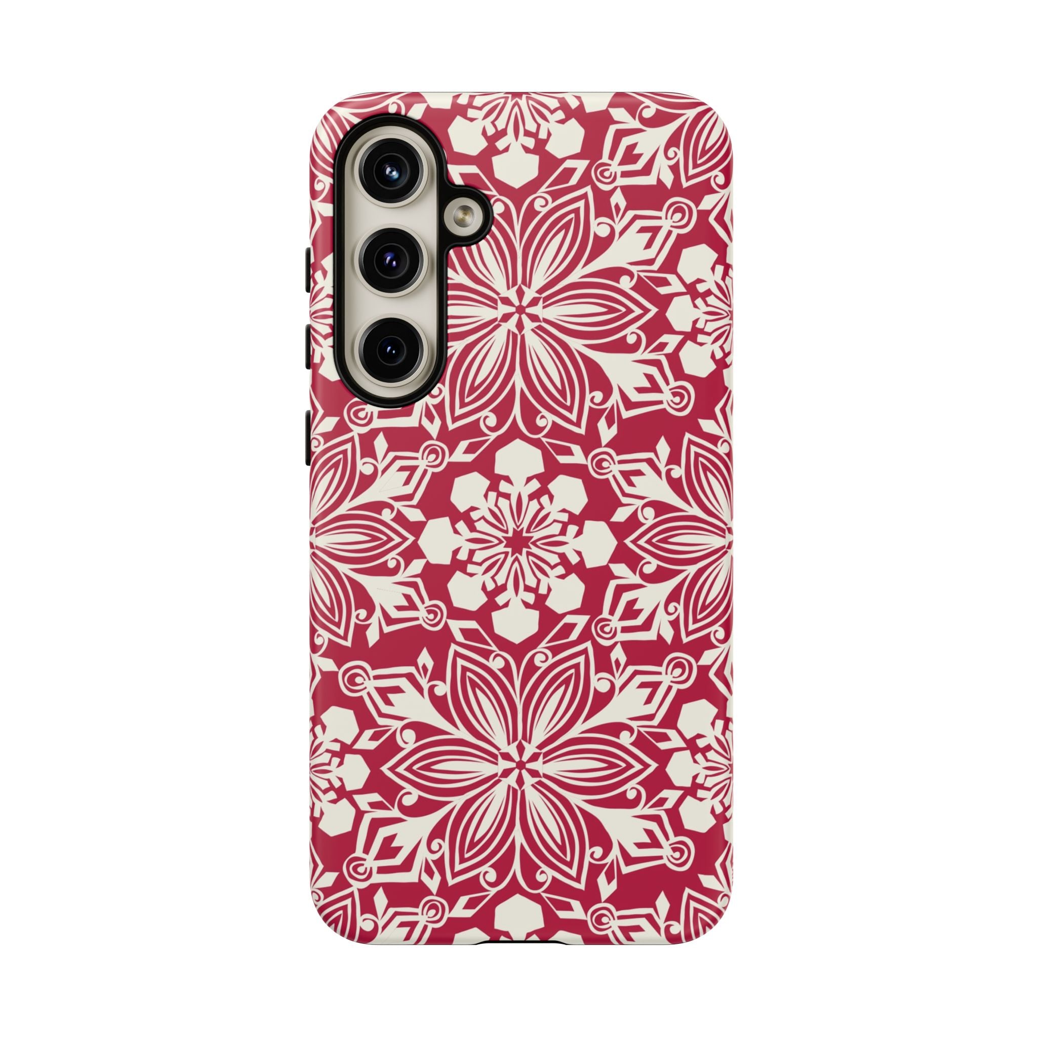 Snowfall Paper Cut Snowflake Samsung Tough Case Samsung Galaxy S24 Plus Matte