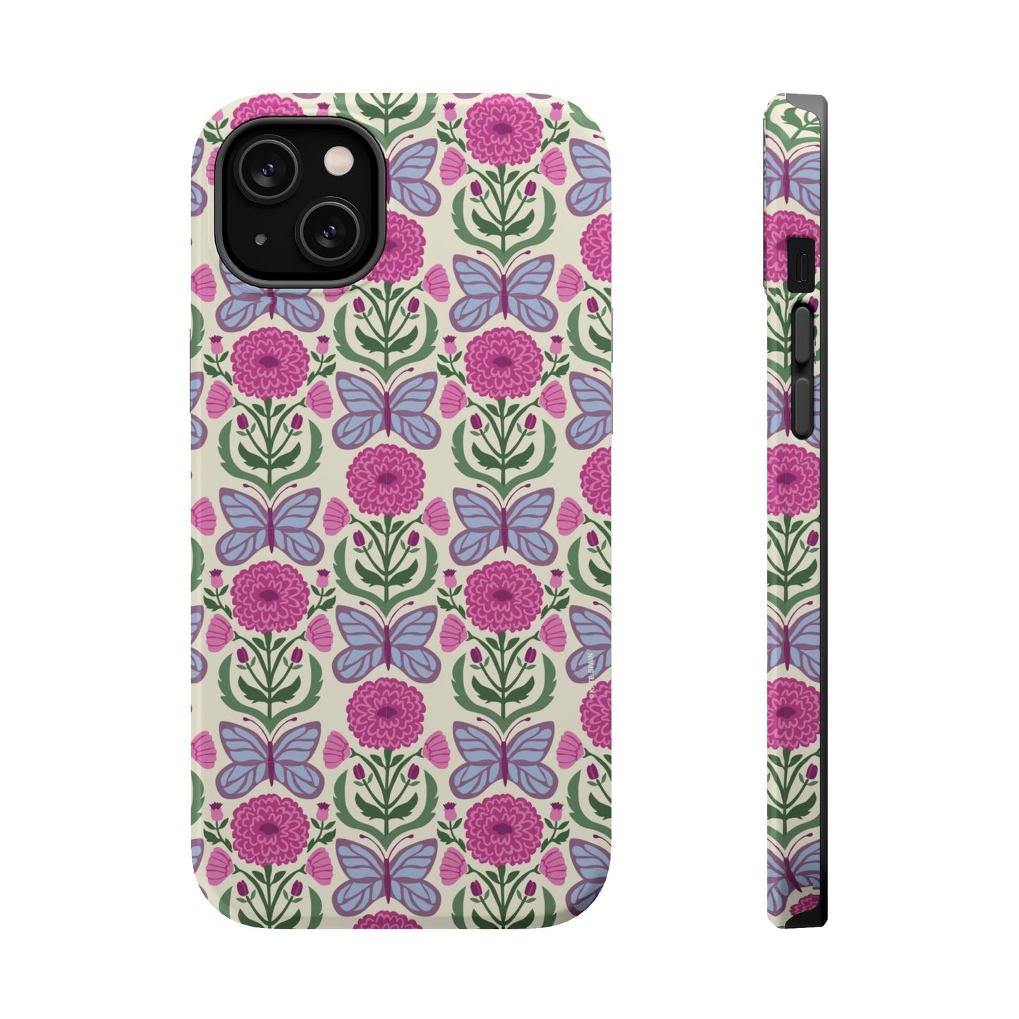 Butterfly MagSafe iPhone Case - Elegant Nature Art