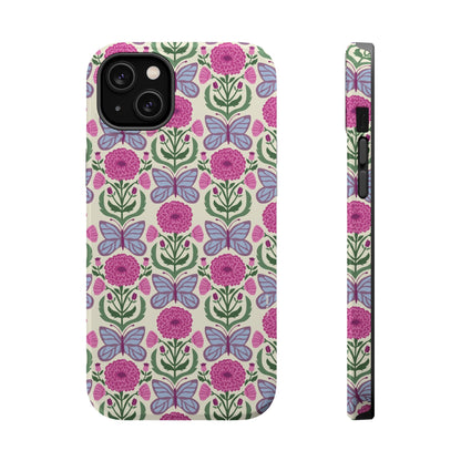 Butterfly MagSafe iPhone Case - Elegant Nature Art