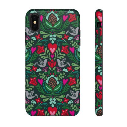 Rosemaling iPhone Tough Case iPhone XS MAX Glossy