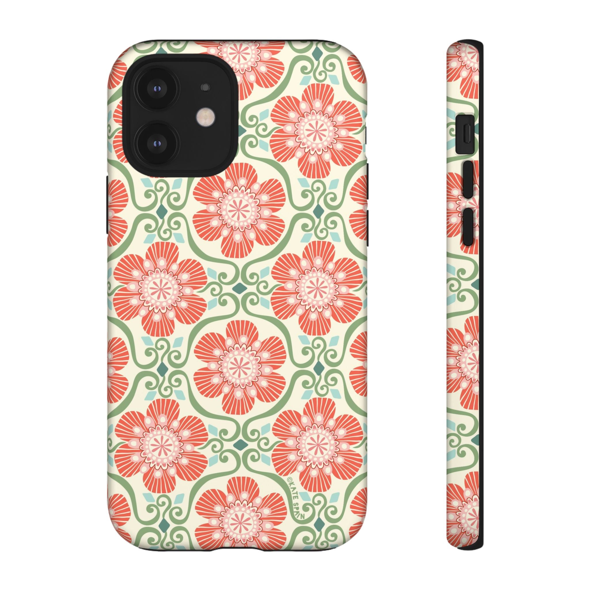 Barcelona Flowers iPhone Tough Case iPhone 12 Matte
