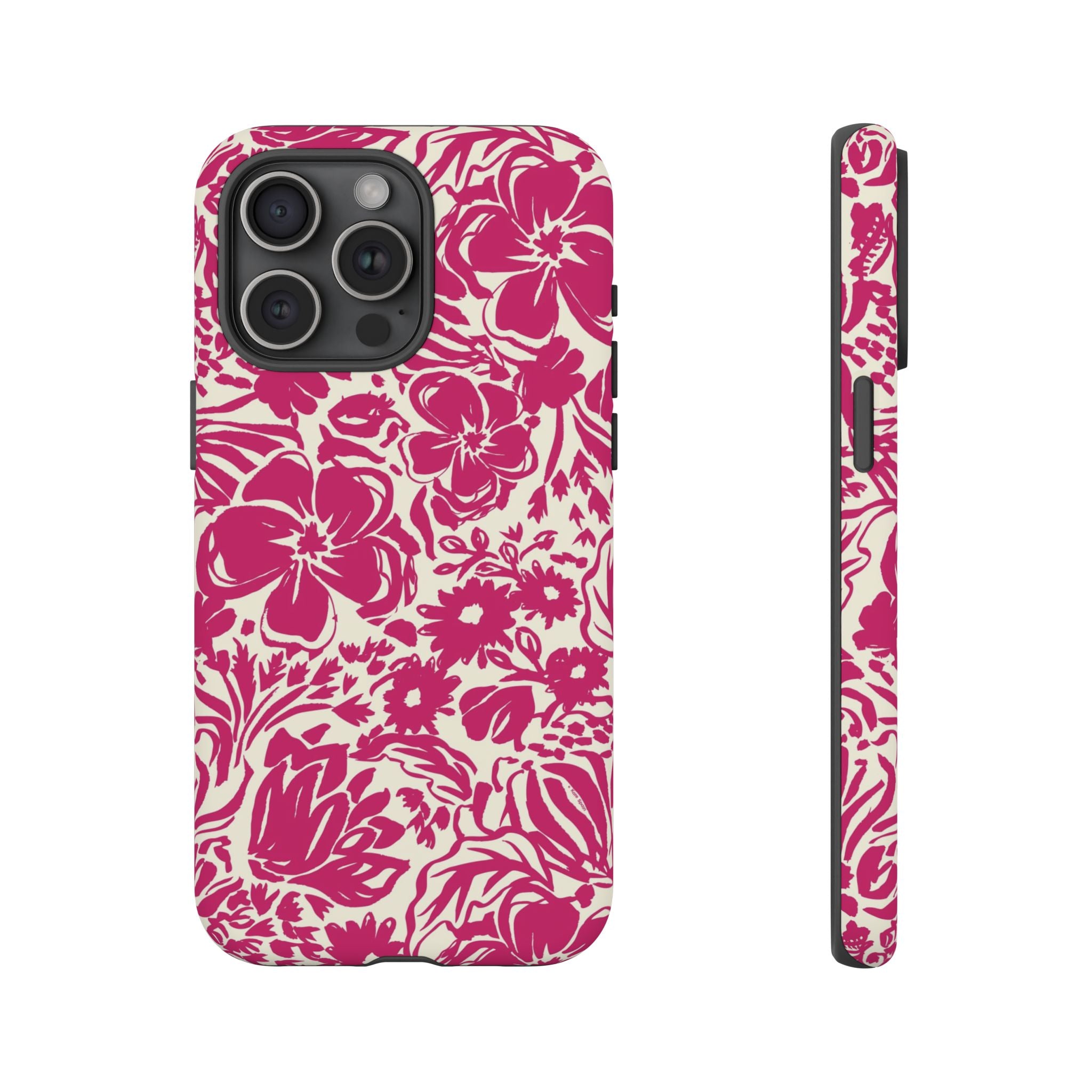 Rhapsody Bright Pink iPhone Case