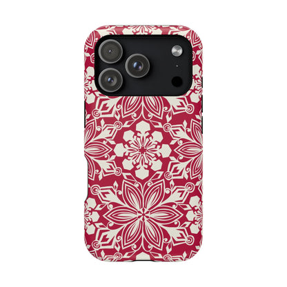 Snowfall Paper Cut Snowflake MagSafe Tough Case