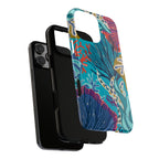 Reef Tough iPhone 16 Pro Max Case – exploded side view showing dual-layer construction