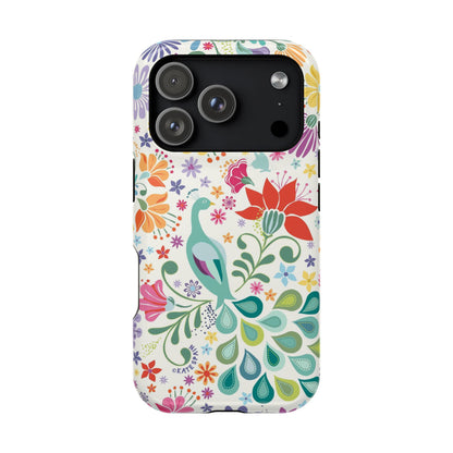 Peacock Sanctuary iPhone MagSafe Tough Case