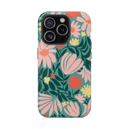 Botanica Teal iPhone Magsafe iPhone 15 Pro Glossy