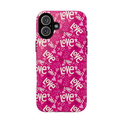 Lotta Love Pattern iPhone Tough Case