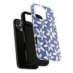 Starflower iPhone 16 Pro Max Tough Case – blow-out of dual-layered construction of case at angle in front of iphone
