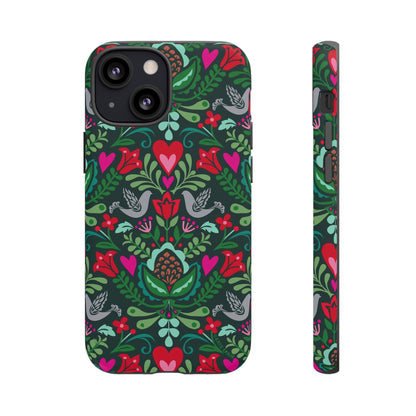 Rosemaling iPhone Tough Case iPhone 13 Mini Matte