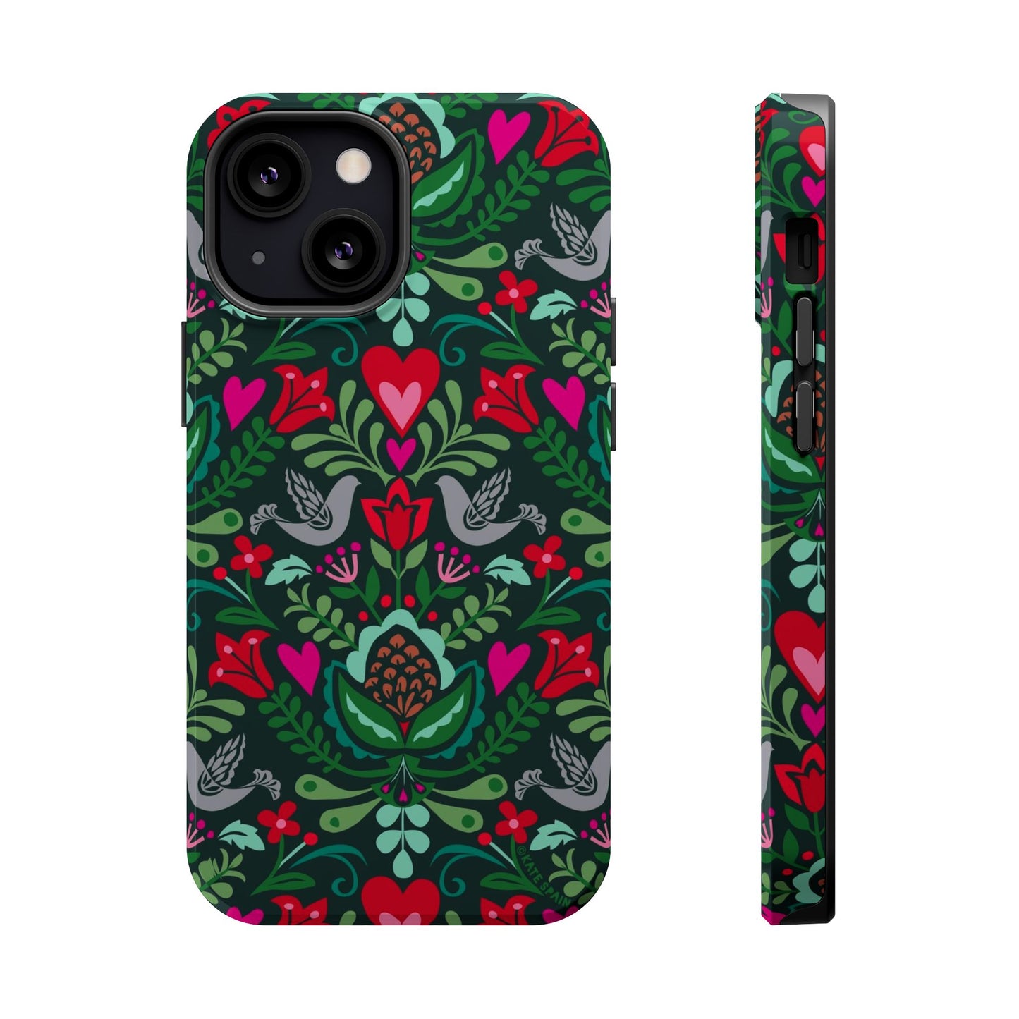 Rosemaling iPhone MagSafe Tough Case iPhone 13 Mini Glossy