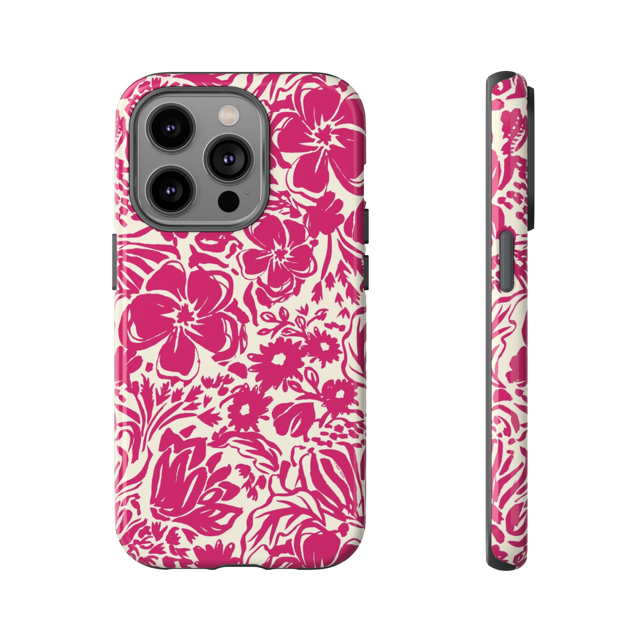 Rhapsody Bright Pink iPhone Case