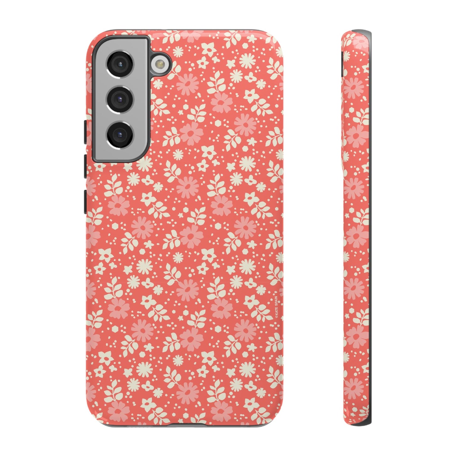 Petaline Floral Daisy Coral Samsung Tough Case