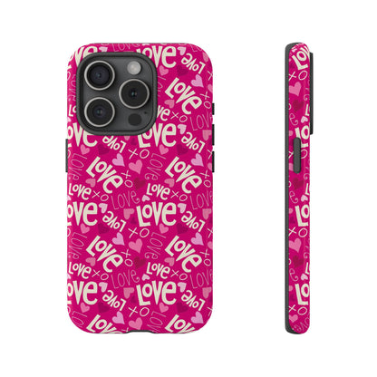 Lotta Love Pattern iPhone Tough Case