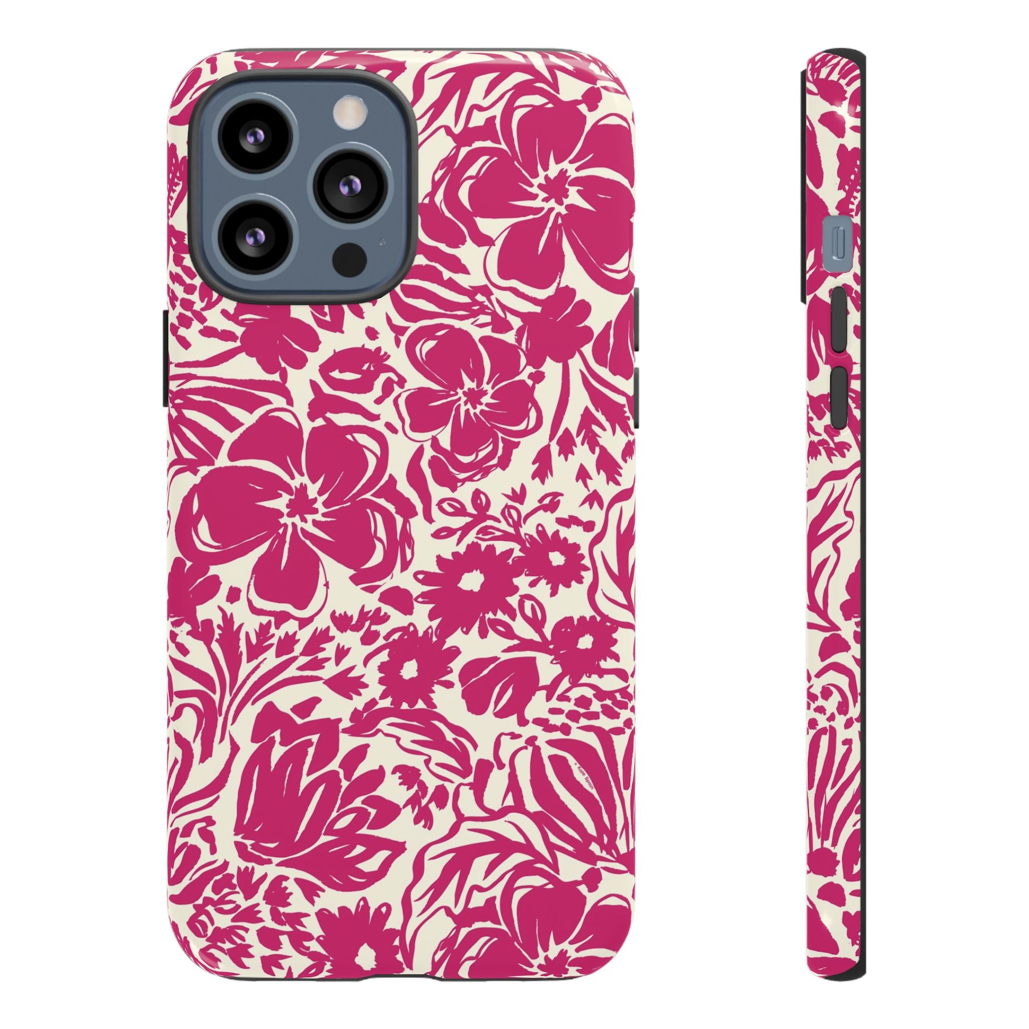 Rhapsody Bright Pink iPhone Case