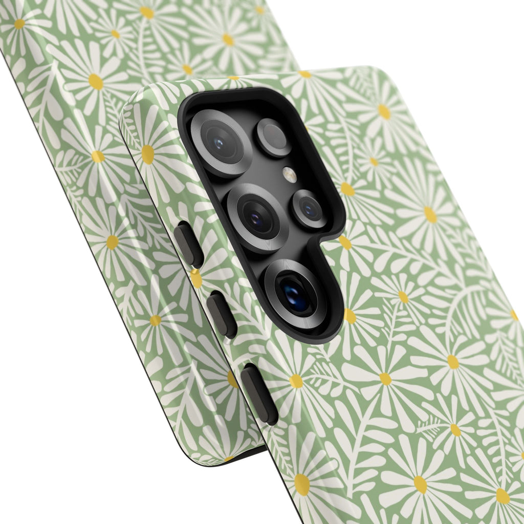 Montauk Daisy Meadow Green Samsung Case